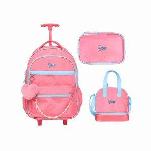 Kit Mochila de Carrinho 3 pçs Yin's Paper