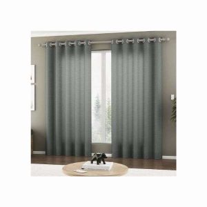 Cortina Amália Cinza 1,80x2,00 Adomes