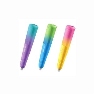 Apontador c/ Depósito + Borracha Trendz Tris