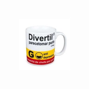 Caneca de Porcelana 320ml Divertil
