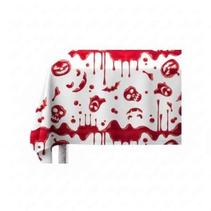 Toalha de Mesa TNT Halloween Branca