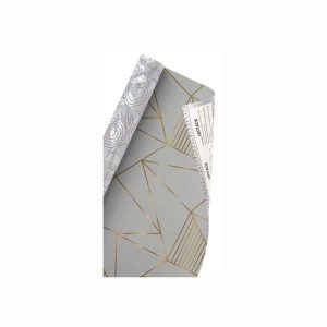 Contact Autocolando Geométrico Chumbo Gold Leo&Leo