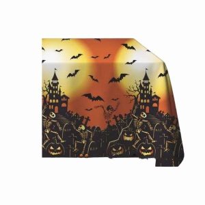 Toalha de Mesa TNT Halloween Laranja