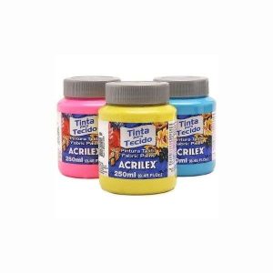 Tinta p/ Tecido 250ml Acrilex