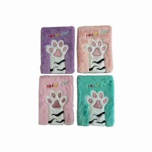 Caderno de Pelúcia Hello Cat 80 Fls