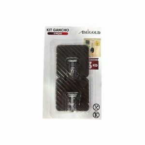 Kit Gancho 2 pçs Amigold