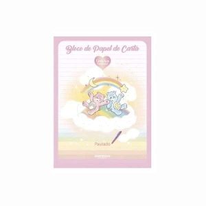 Bloco de Papel de Carta Ursinhos Carinhosos Animativa