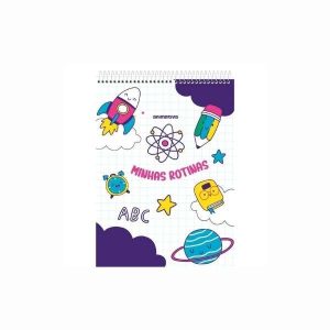 Bloco de Anotações Minhas Rotinas Animativa