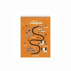 Bloco de Anotações Trilha da Conquista Animativa