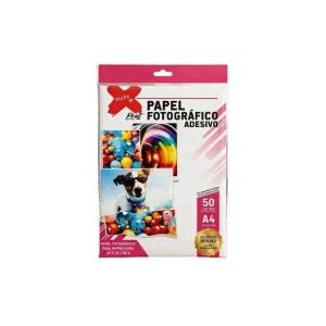 Papel Fotográfico Adesivo A4 50 fls 135g/m²