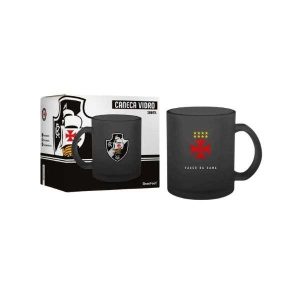 Caneca de Vidro 300ml Vasco Brasfoot