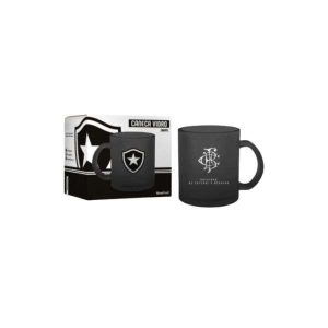Caneca de Vidro Diamond 300ml Botafogo Brasfoot