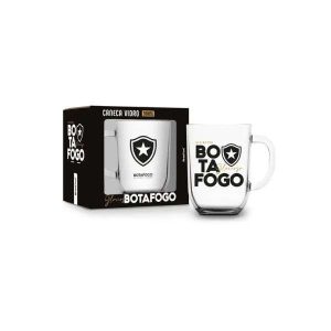 Caneca de Vidro Toronto 300ml Botafogo Brasfoot