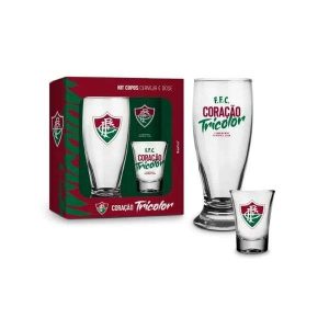 Kit Tulipa + Copo de Dose Fluminense Brasfoot