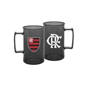 Caneca Acrílica 400ml Flamengo Brasfoot
