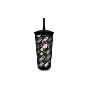 Copo Plástico c/ Canudo 500ml Vasco Brasfoot