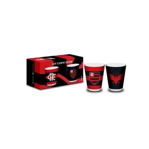 Copo de Dose 360 c/ 2 Un 55ml Flamengo Brasfoot