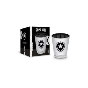 Copo de Dose Metalic 55ml Botafogo Brasfoot