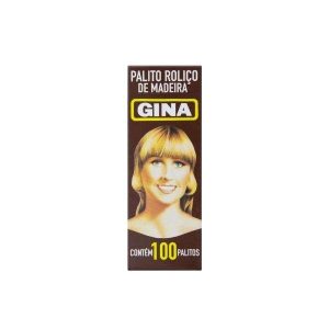 Palito Roliço de Madeira Gina