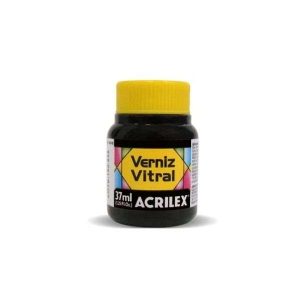 Verniz Vitral Preto 37ml Acrilex