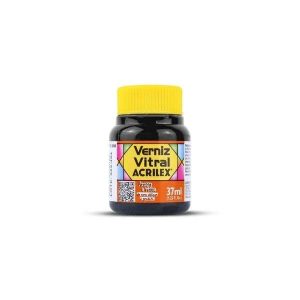 Verniz Vitral Laranja 37ml Acrilex