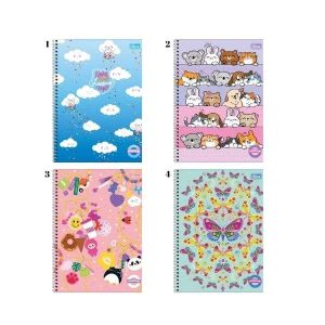 Caderno Espiral 15 Matérias Pepper 240 fls Tilibra