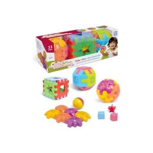 Kit Brinquedo Educativo 3 Peças Tutty Toys