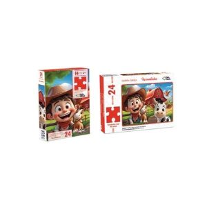 Quebra-Cabeça Fazendinha 24 pçs Pais&Filhos