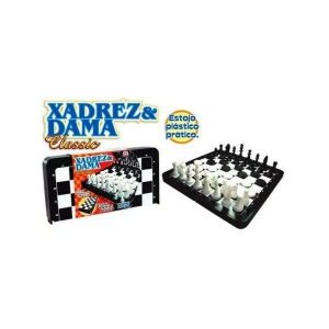 Xadrez e Dama Classic Lugo Brinquedos