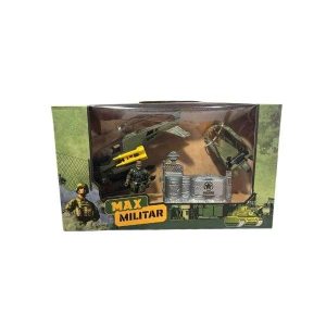 Boneco Max Militar c/ Acessórios Matrix Brinquedos