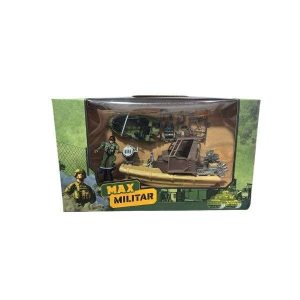 Boneco Max Militar c/ Acessórios Matrix Brinquedos