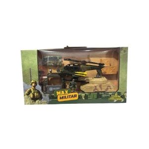 Boneco Max Militar c/ Acessórios Matrix Brinquedos