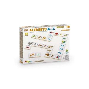 Jogo Dominó Alfabeto A ao Z Junges Brinquedos