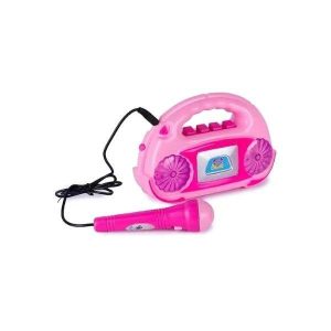 Rádio Musical c/ Microfone Amplificador Ark Star