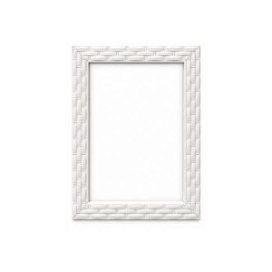 Porta Retrato 15x21 Trançado Branco